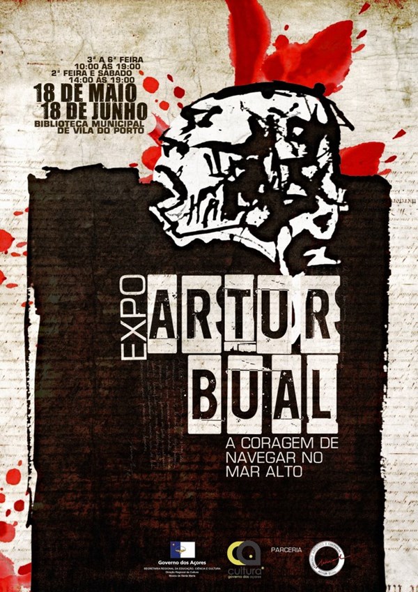 Expo Artur Bual na Biblioteca de Vila do Porto
